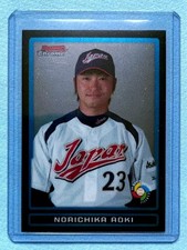 2009 Bowman Chrome WBC Norichika Aoki XRC Japan Representative