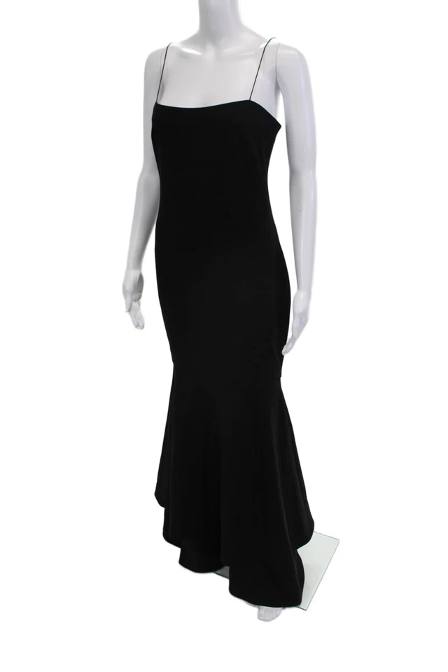 Vestido sin mangas de sirena negro con cuello cuadrado sin mangas talla S de Likely para mujer Foto 2 de 4