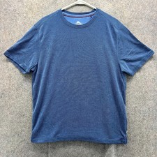Tommy Bahama Shirt Mens Medium Blue Tencel Modal Heather Tee Crewneck