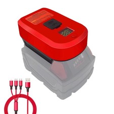 Milwaukee M18 Battery USB-C Charger Adapter   Fast Charging Power Station wit...