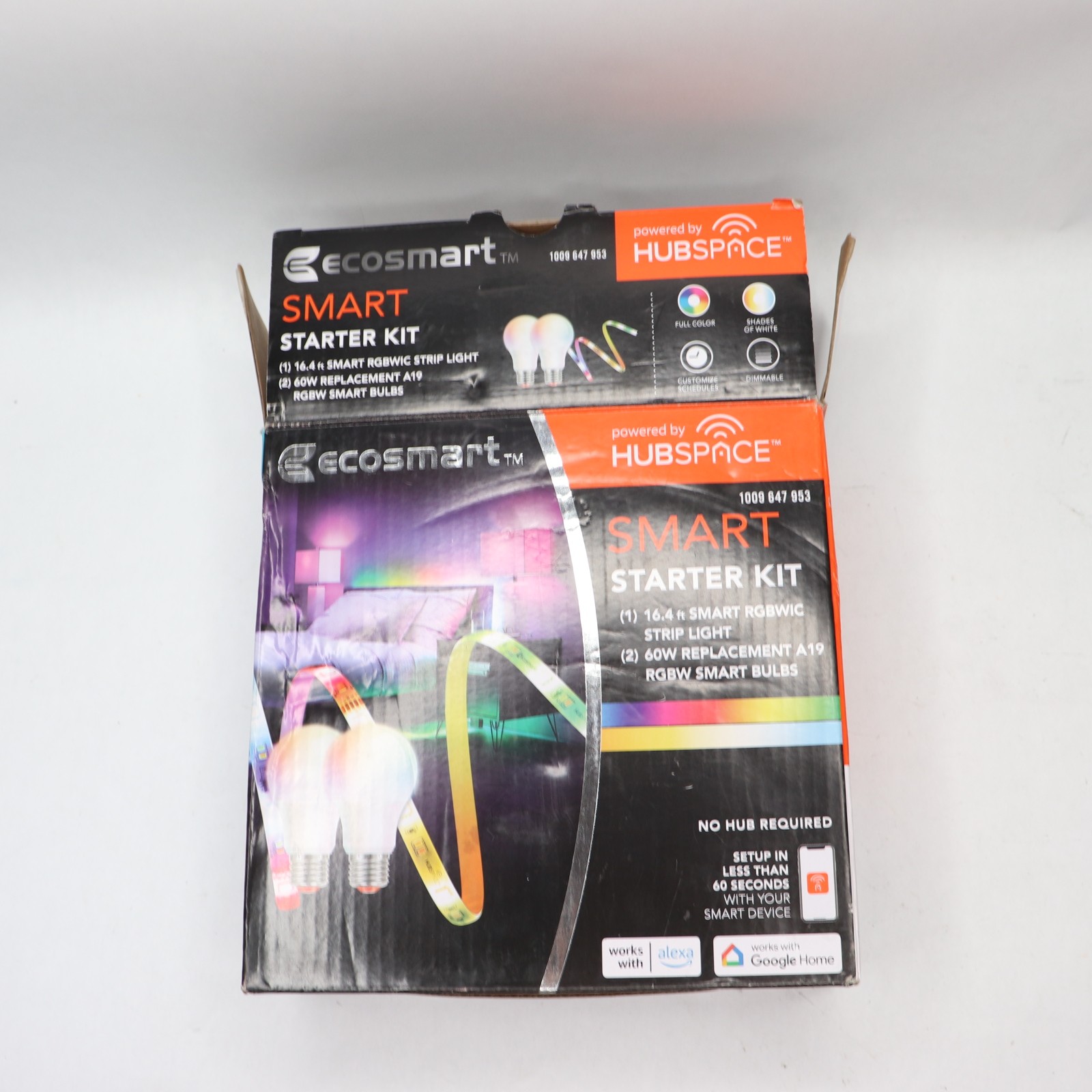 Smart Lighting Starter Kit Including Color Changing LED Strip Light & Smart Bulb
