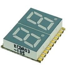 2pcs KCDA03-105 7-Segment LED Display 2 Digit Red SMD
