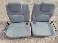 2003-2009 Toyota 4runner Third Row Rear Seats 3rd Oem Factory Gray Cloth