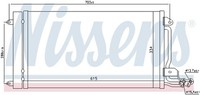 1X Nissens 940093 Kondensator Klimaanlage FüR Vw Audi Skoda Seat