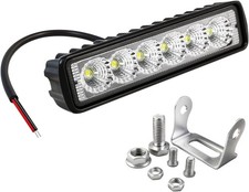 6 Inch Led Flood Light Bar Aluminum 18w 6000k Waterproof Work Driving 6 Inch Led Flood Light Bar Aluminum 18w 6000k Waterproof Work Driving