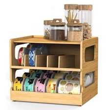 2-Tier Can Organizer Rack Dispenser for Pantry Storage Hold up to 36 Cans