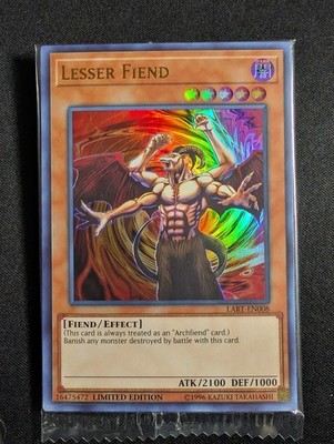 Yugioh - Lesser Fiend LART-EN008 Limited Edition Ultra Rare NM