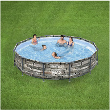 Bestway 12 x 30 Steel Pro Max Round Above Gro...