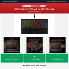 Corsair VANGUARD 96 Clavier Gaming QWERTZ FR Mécanique USB-C Noir