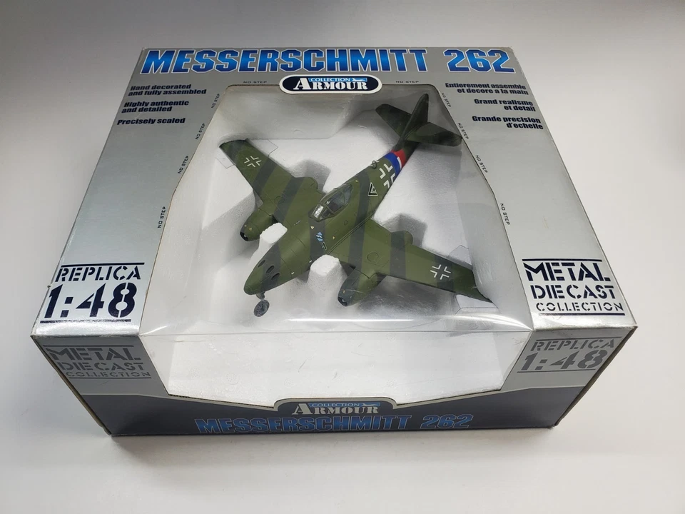 1:48 Franklin Mint Collection Armor B11B300/98153  Rudolf Sinner Me 262 READ! - Image 2 of 4