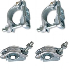 Forged Scaffolding Single Couplers Pipe Clamps for 42–48mm Tubes Heavy Duty 4 Pc