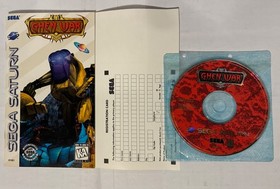 Ghen War Sega Saturn Complete w Manual & Reg. Card Tested Works 👀