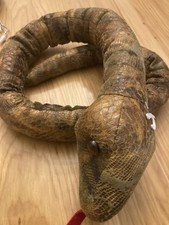 Aurora Plush Snake 48  Gopher Camouflage Snake with Tags Soft Stuffed