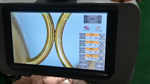 Saldatrice laser a punti gioielli 200W/160J saldatrice laser per metallo oro argento - Video 1 di 1