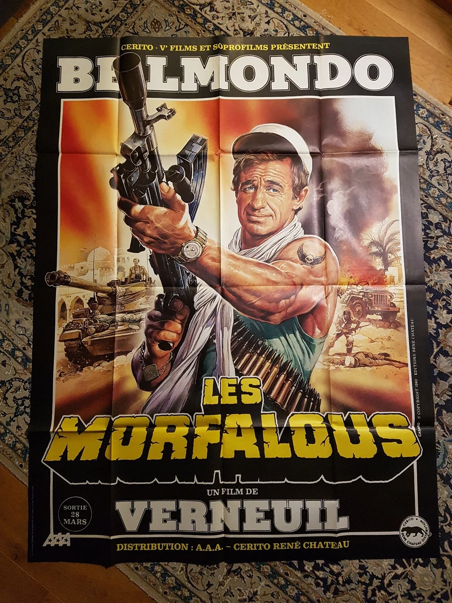 Tableau Sur Toile Belmondo - 50x70 Cm - Scène De Film - Décoration Murale