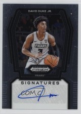 2024-25 Panini Prizm Draft Picks Signatures David Duke Jr #S-DDJ Auto 1s44