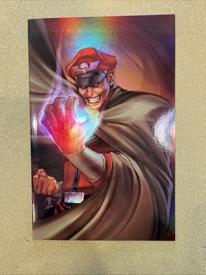 STREET FIGHTER #3 M. BISON Special Power Foil Cover (Image Comics 2003 Capcom)