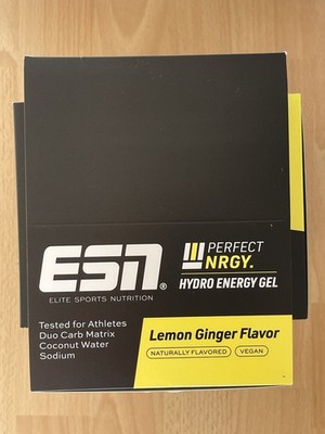 ESN Hydro Energy Gel Lemon Ginger 12x40ml