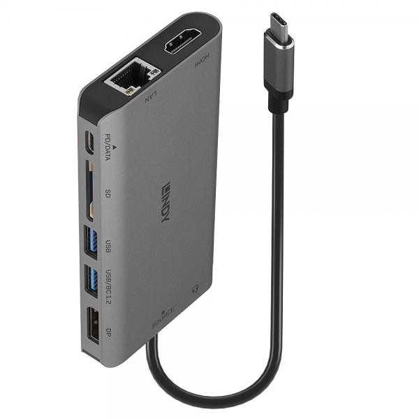 Lindy 43323 replicatore di porte e docking station per laptop Cablato USB 3.2 Ge - Immagine 7