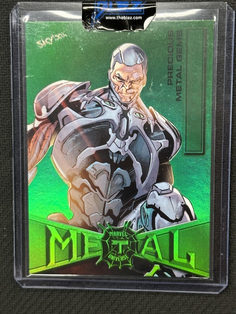 Silvermane 2021 Metal Universe Spiderman Green PMG #82 10/10
