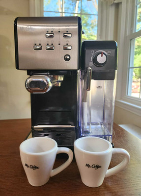 Mr. Coffee 1 Touch 19 Bar Pump Programmable Espresso Maker Machine