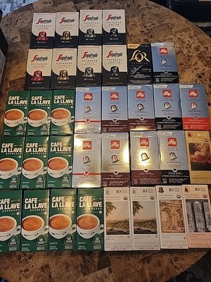Huge Mixed Lot Of 340 Nespresso OriginalLine Capsules/Pods