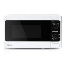 20 Liter 800W Manual Control Solo Small Microwave, Compact with 5 Power