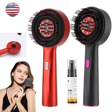 3In1 Red Light Scalp Massager Comb Hair Growth Hair Oil Applicator Massage Brush