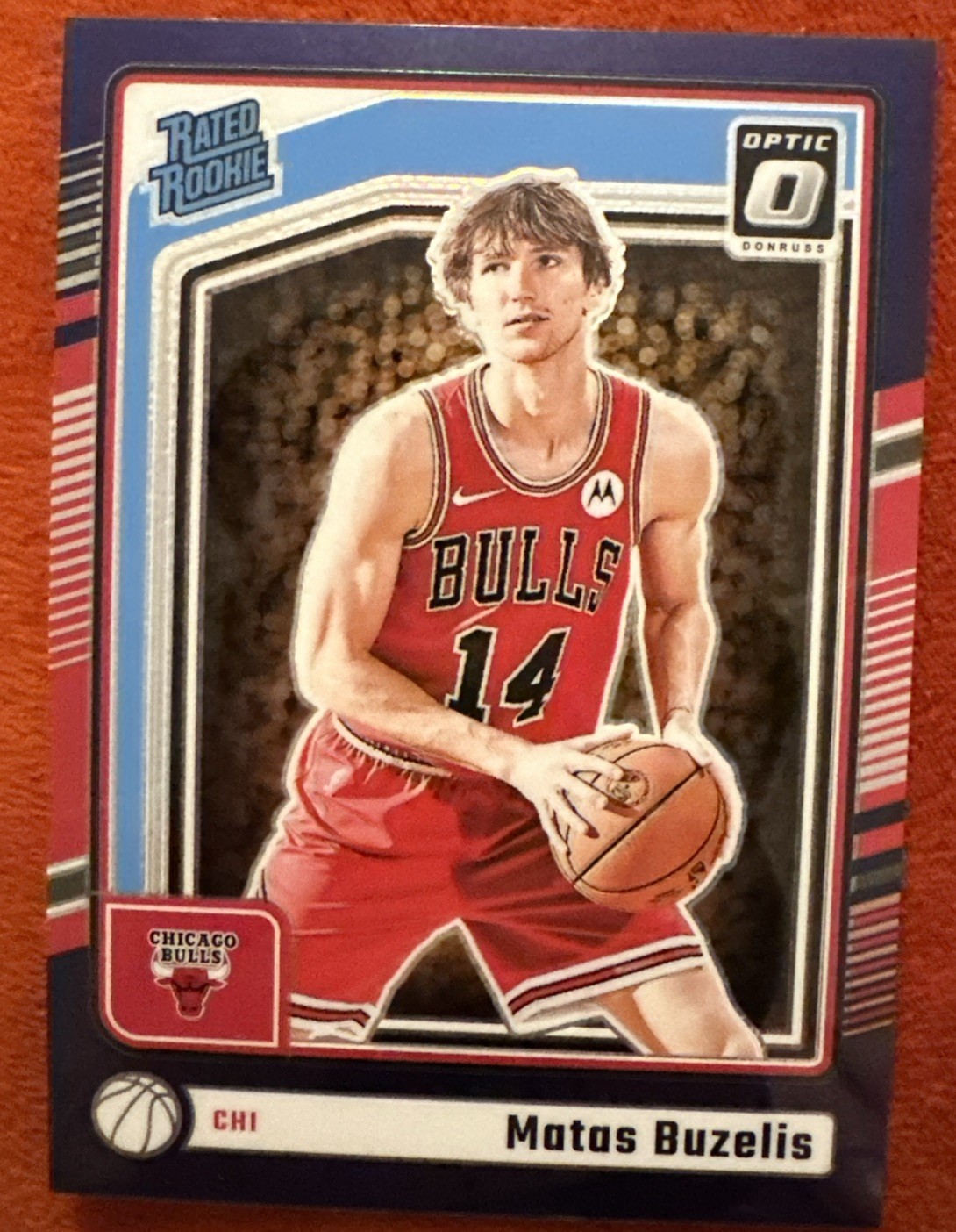 2024-25 Panini Donruss Optic - Rated Rookie Matas Buzelis #271 Purple Prizm (RC)