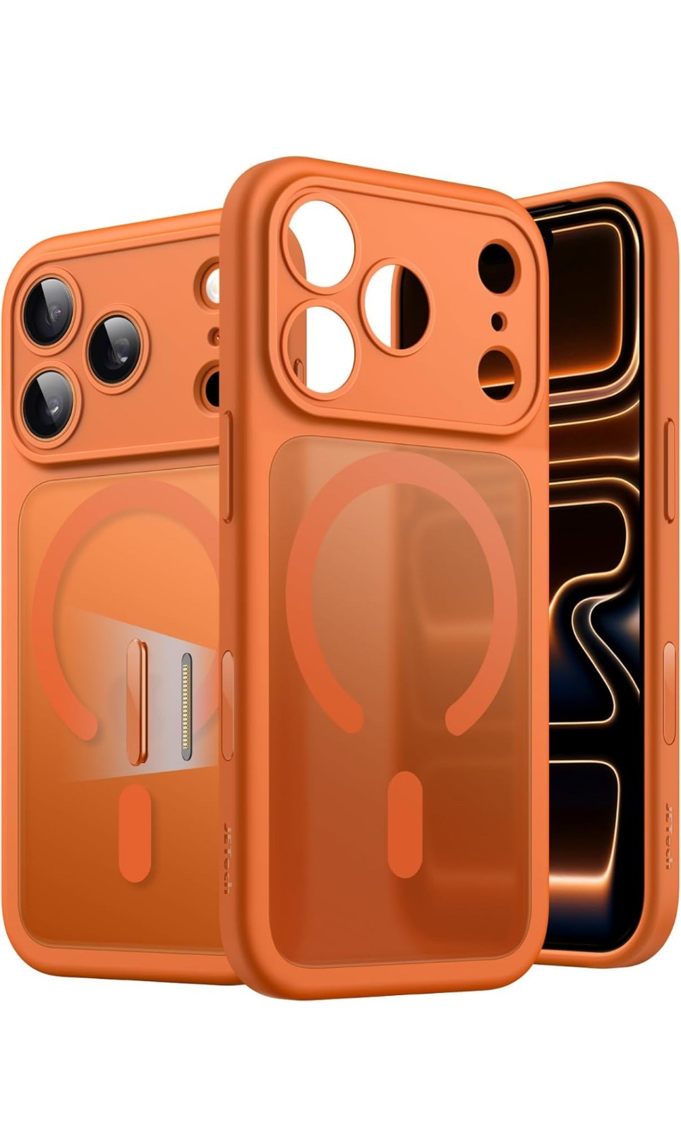 JETech Magnetic Case for iPhone 17 Pro Max 6.9 Inch Compatible with MagSafe, Sho