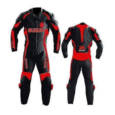 GSXR Suzuki Leather suit Motorcycle/Motorbike Rider Biker suit CE ARMOR Suits