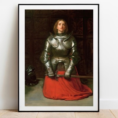 Kunstdruck Millais Jeanne d'Arc, 1865 Galerie Wandbild Giclée Poster Gemälde
