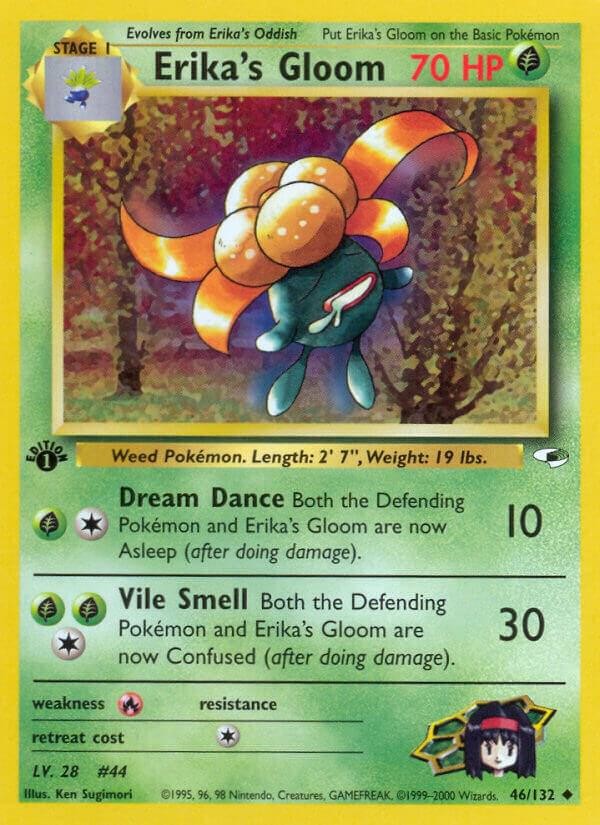 Erika's Gloom (46) Uncommon Gym Heroes 046/132 NM