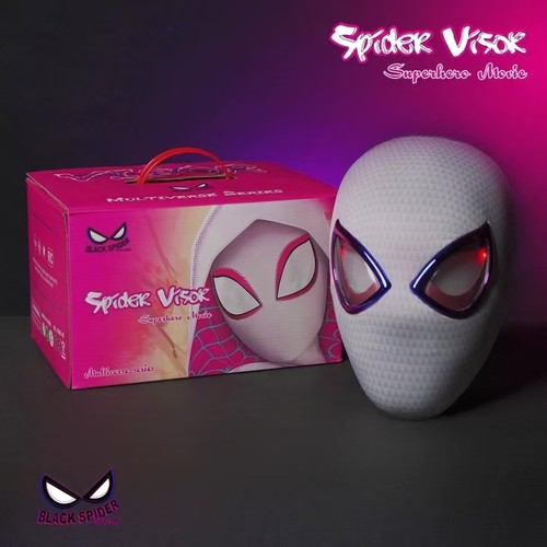 Spiderman-Maske mit Ring Fernbedienung Augen schließen blinzelnde Lumineszenz - Bild 17 von 17