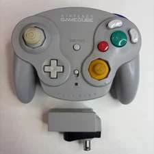 Tested! Nintendo Gamecube Wavebird Gray Wireless Controller w/ Receiver