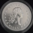 2024 Flowing Hair 230th Anniversary Silver Medal- Original U.S. Mint Box/ COA