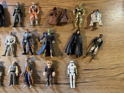 35x  Original Star Wars Vintage Kenner Vintage Figuren Sammlung Konvolut Hasbro