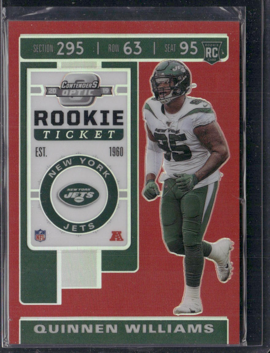 Quinnen Williams Panini Contenders Optic #91 Red