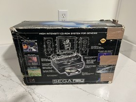 Sega CD Model 1 Console TESTED NEW BELT Brackets Included + Extras WITH BOX