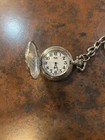 Non working pocket watch. Moulin Quartz Half Hunter Pocket Watch White Dial — photo 3