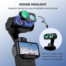 Wide-angle Lens Filter for Insta360 Luna Ultra Camera Tempered Glass Protector