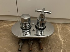 Unterputz Duscharmatur Badewanne Dusche Chrom Mischbatterie Kreuzgriff