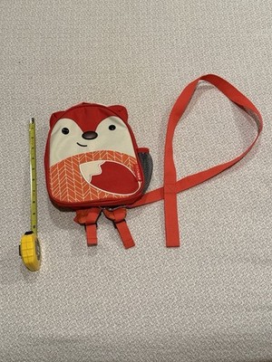 Kids/Toddler Skiphop Backpack Harness Orange Fox with Safety Leash