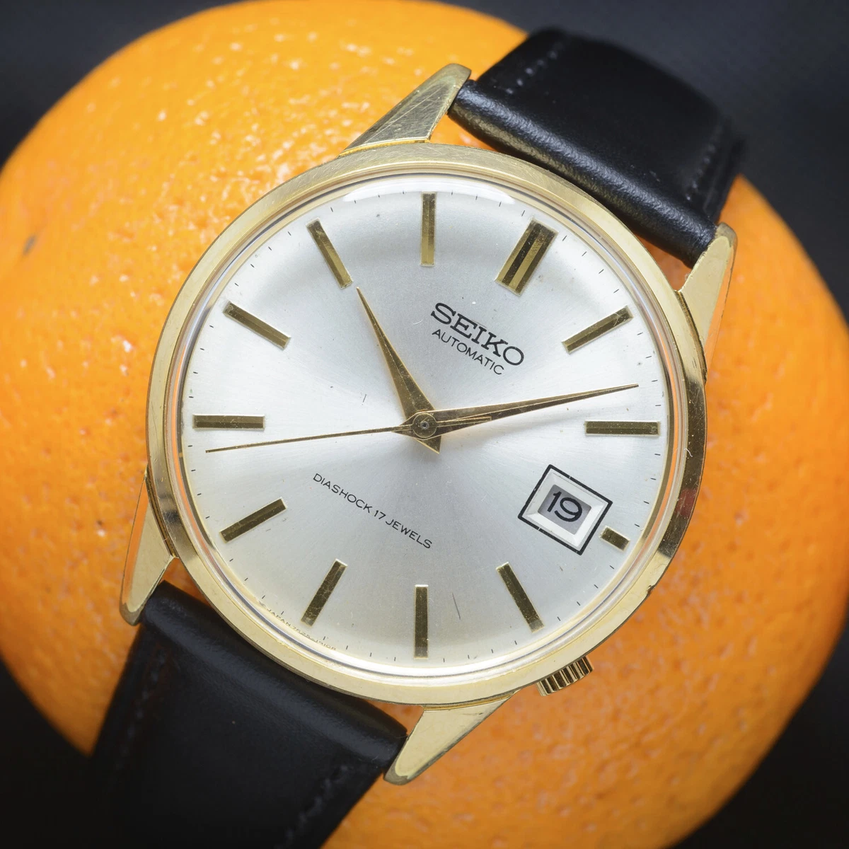 Vintage Mar 1966 SEIKO 7625 1991 automatic watch 17 jewels serviced