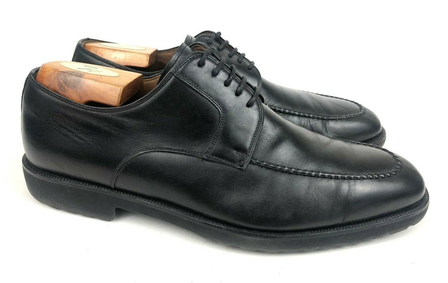 SAOLA MAGNANNI Spagna Romelo Mocassino Derby Oxford con lacci in pelle nera Uomo 9 5