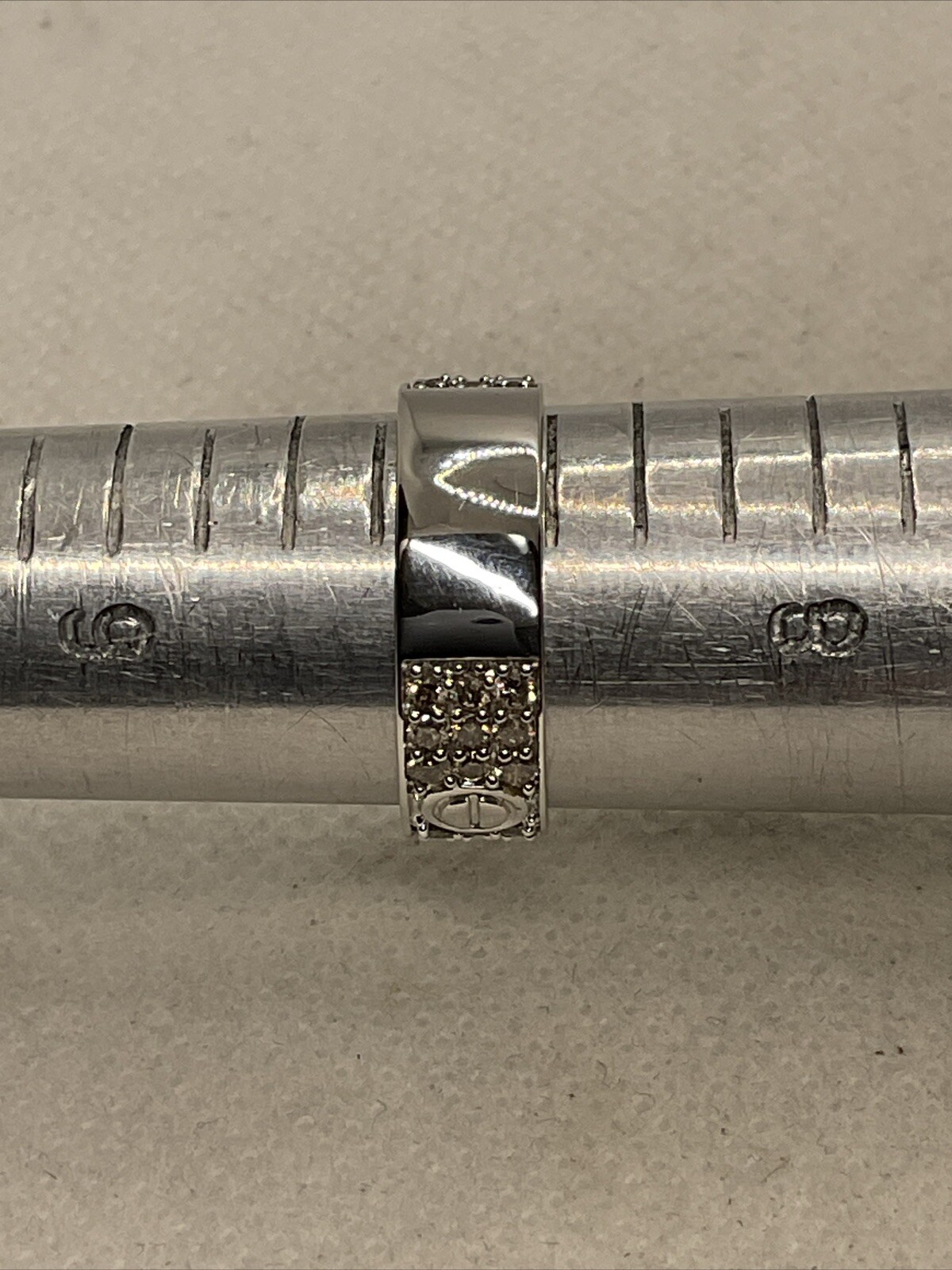 Solid 18K White Gold Diamond CUSTOMIZED Wedding S… - image 6