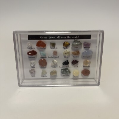 Gems From Around The World Kristalle Periodensystem Vitrine Echt Verschiedene
