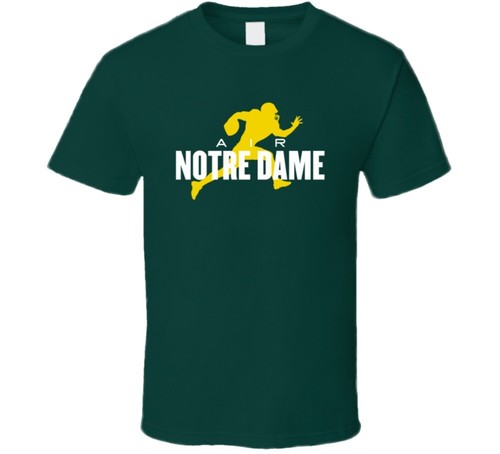 Air Notre Dame Football Shirt Irish College University T Shirt