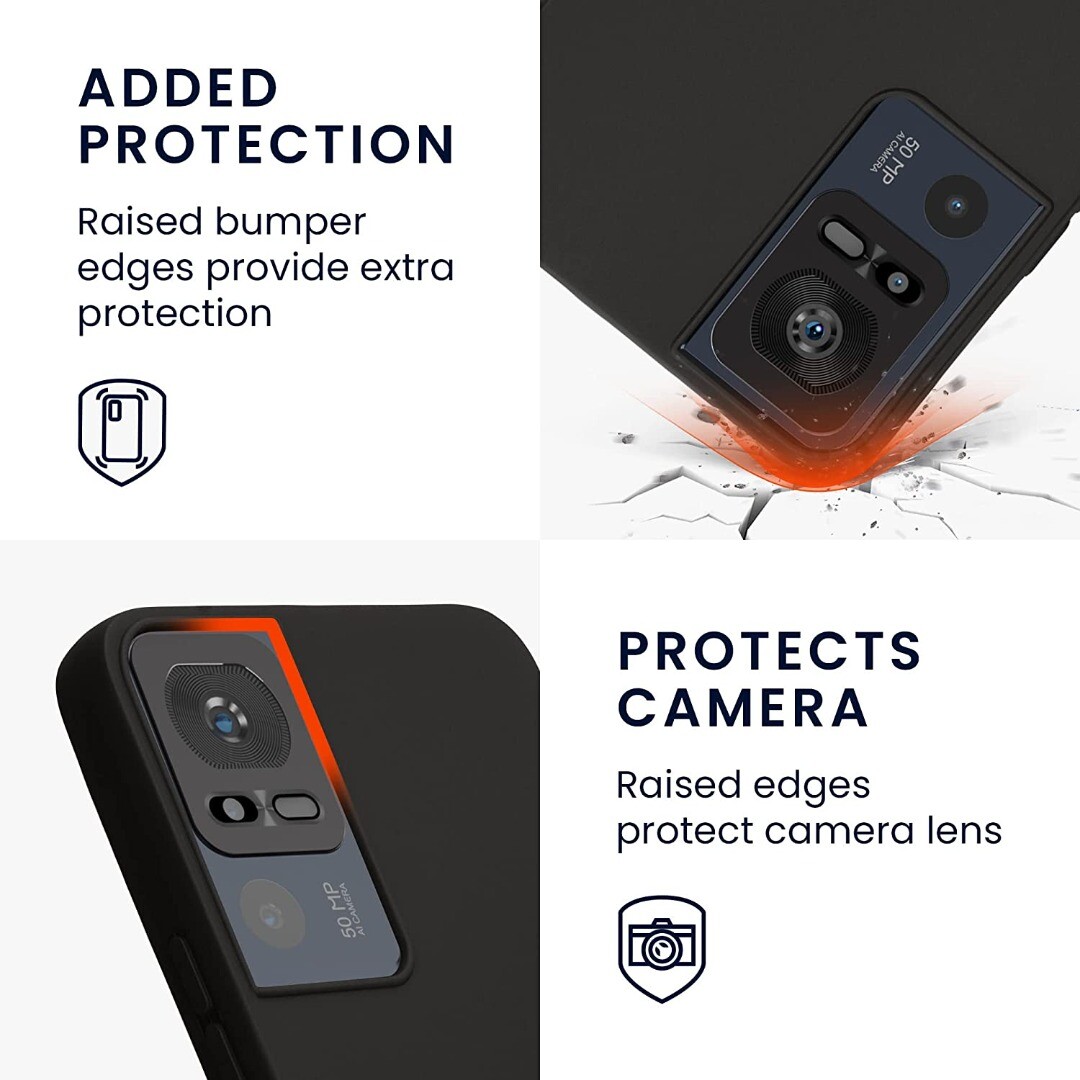 Für TCL 40 NXTpaper 4G Fall Slim Silikon Gel Phone Cover Glas Screen Protector E - Foto 8