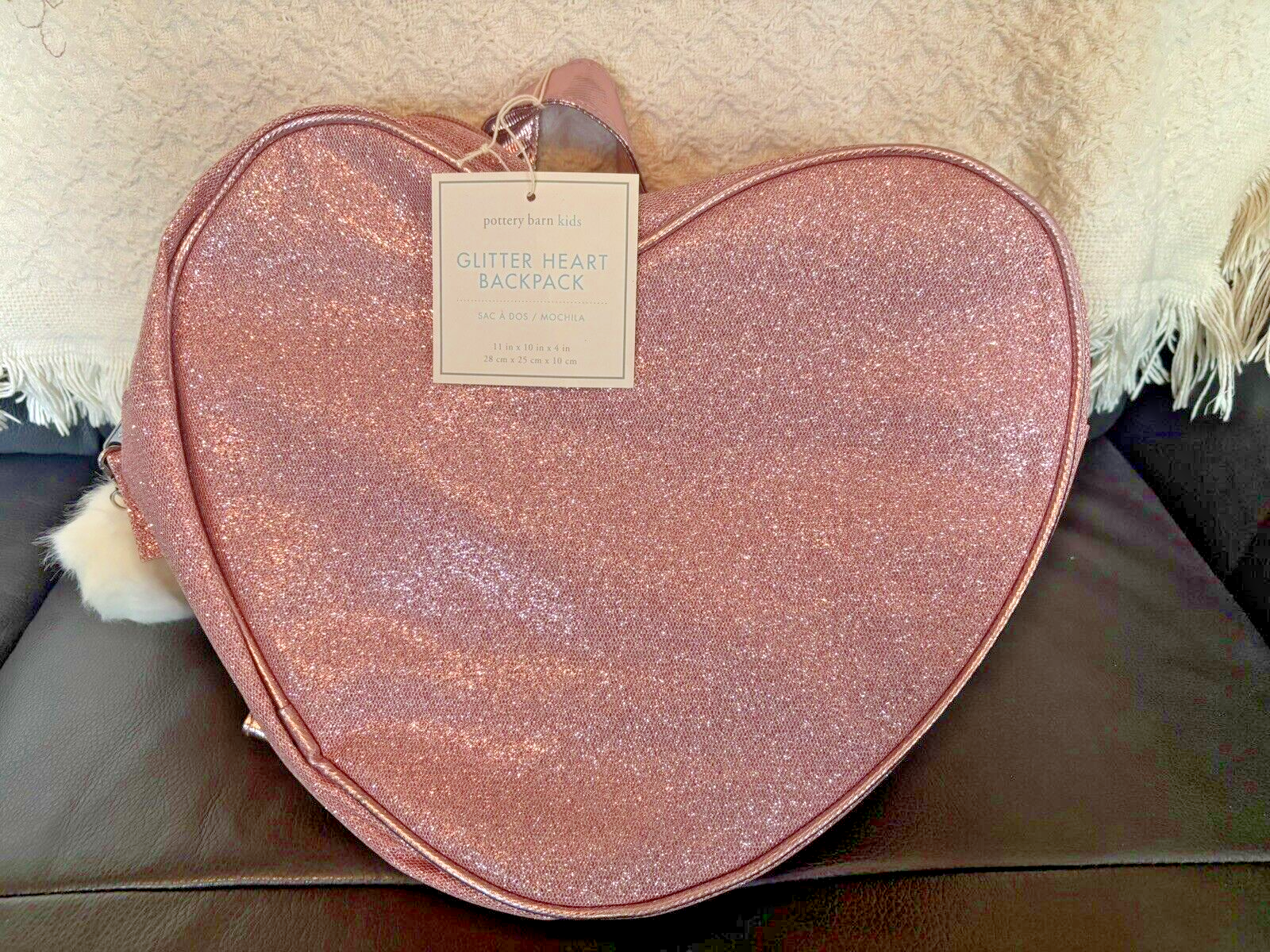 PONY Disney Scuola Ceramica Fienile Rosa Glitter Mini Zaino Pre K Borsa Bambina Principessa.